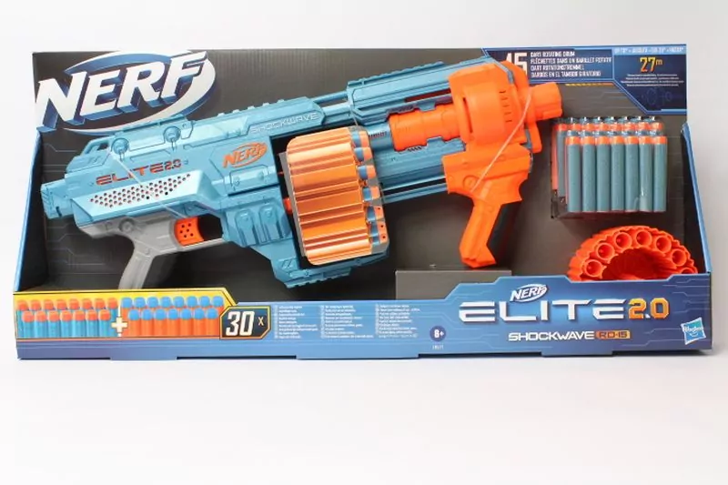 Wyrzutnia Nerf Elite 2.0. Shockwave RD-15 - tantis.pl