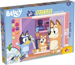 Lisciani. Puzzle 60 dwustronne. Bluey