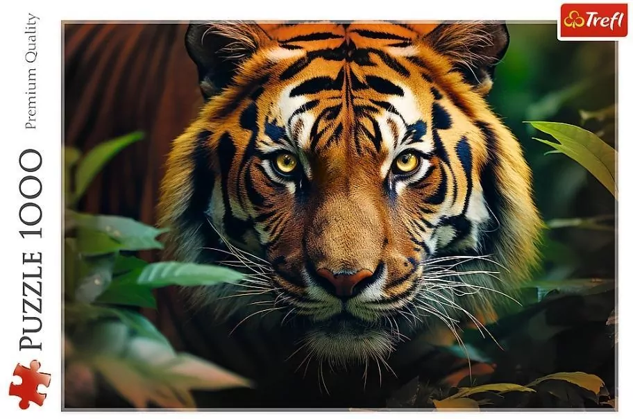Trefl. Puzzle 1000. Dziki Tygrys - tantis.pl