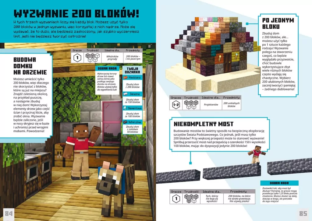 Minecraft Wyzwanie przetrwanie W świecie przygody. - tantis.pl