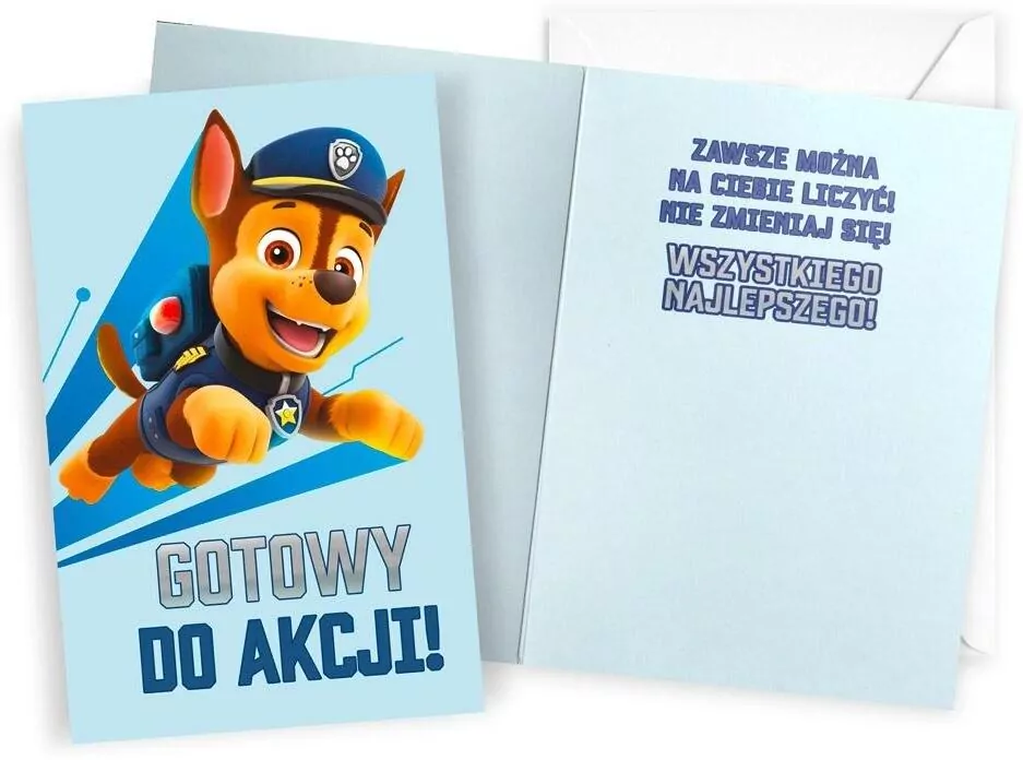 Karnet Urodziny Psi Patrol chłopiec - tantis.pl