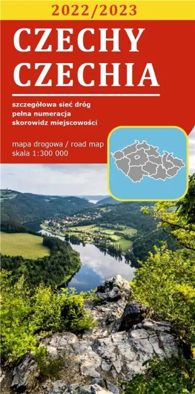 Mapa drogowa Czechy 1:440 000 lam w.2022 - tantis.pl