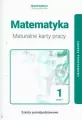 Matematyka 1. Cz.1. Zakres podstawowy. Szkoły ponadpodstawowe. Maturalne karty pracy - tantis.pl