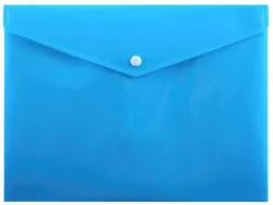 Koperta na zatrzask A5 Niebieska