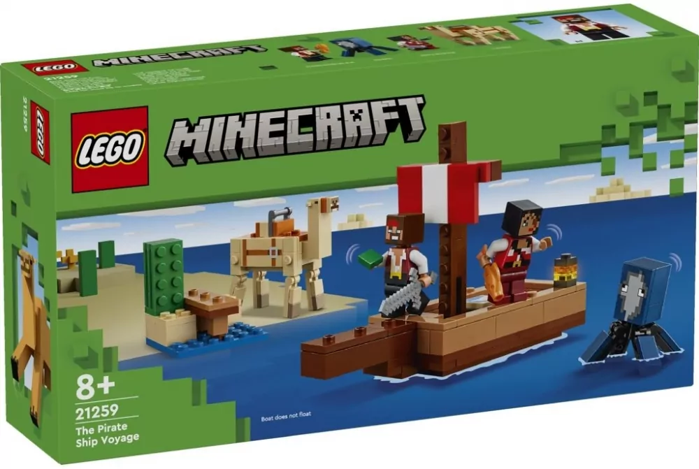 LEGO® Minecraft. Rejs statkiem pirackim 21259 - tantis.pl