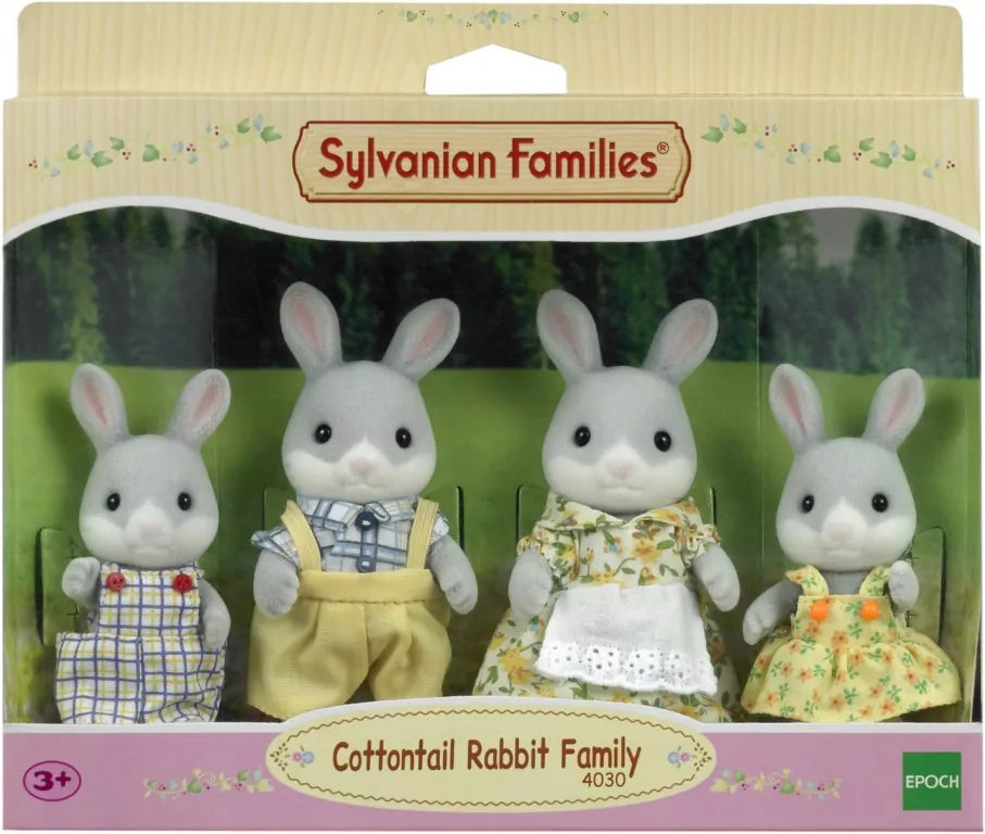 Rodzina szarych króliczków. Sylvanian Families - tantis.pl