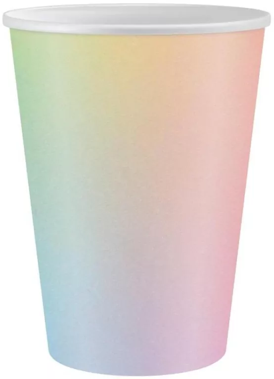 Kubeczki papierowe ombre 266ml - tantis.pl