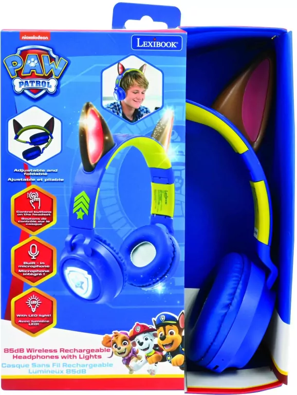 Słuchawki 2w1 Psi Patrol Lexibook HPBT015PA - tantis.pl