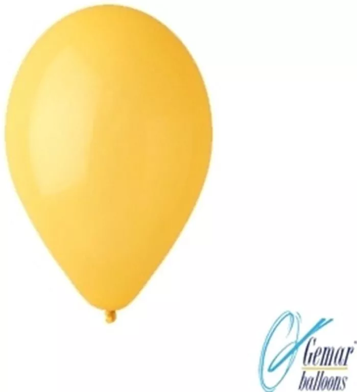 Balony pastelowe ciemnożółte 25cm - tantis.pl