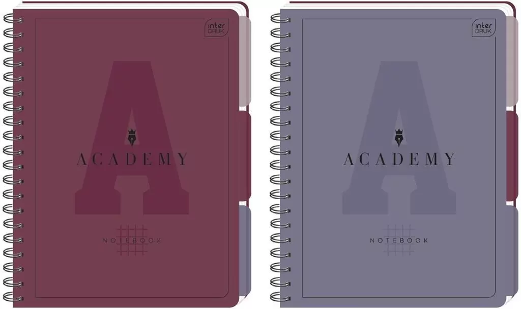 Kołozeszyt Academy. A4/100K kratka. 5 sztuk - tantis.pl