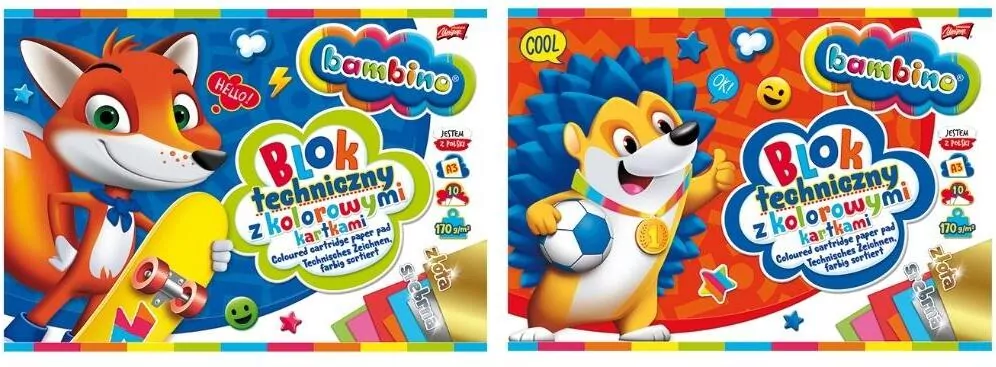 Maje blok tech.A3/10k.kolor bambino złota i srebrna kartka - tantis.pl