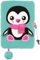 Pamiętnik z kłódką 3D włochacz A5 96k My Little Friend Penguin - tantis.pl