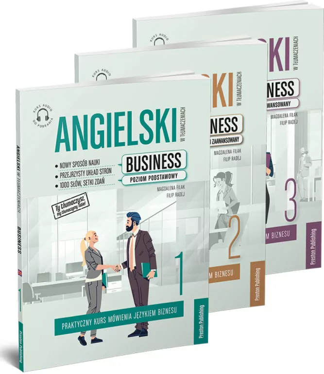 Angielski w tłumaczeniach. Business. Cz. 1-3 - tantis.pl