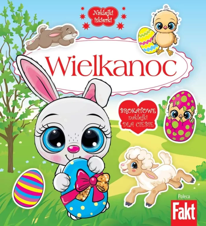 Naklejki iskierki z brokatem. Wielkanoc - tantis.pl