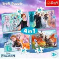 Puzzle 4w1. Frozen. Niezwykły świat - tantis.pl