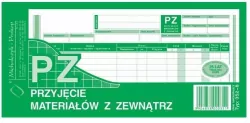 PZ przyjęcie materiałów z zewnątrz 352-8