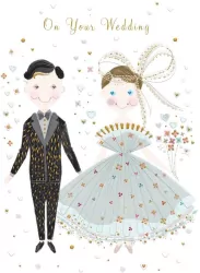 Karnet B6 + koperta MO6635X1 Ślub Mąż i Żona