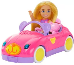 Barbie Chelsea i misiowy pojazd - tantis.pl
