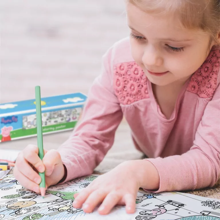 Świnka Peppa. Kolorowanka w rolce - tantis.pl