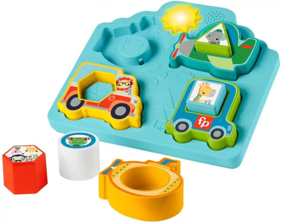 Fisher Price. Układanka Pojazdy i kształty HRP31 - tantis.pl