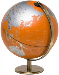 Globus podświetlany. Orange Globe Light 25cm