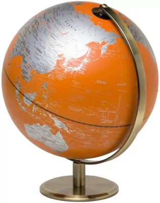 Globus podświetlany. Orange Globe Light 25cm