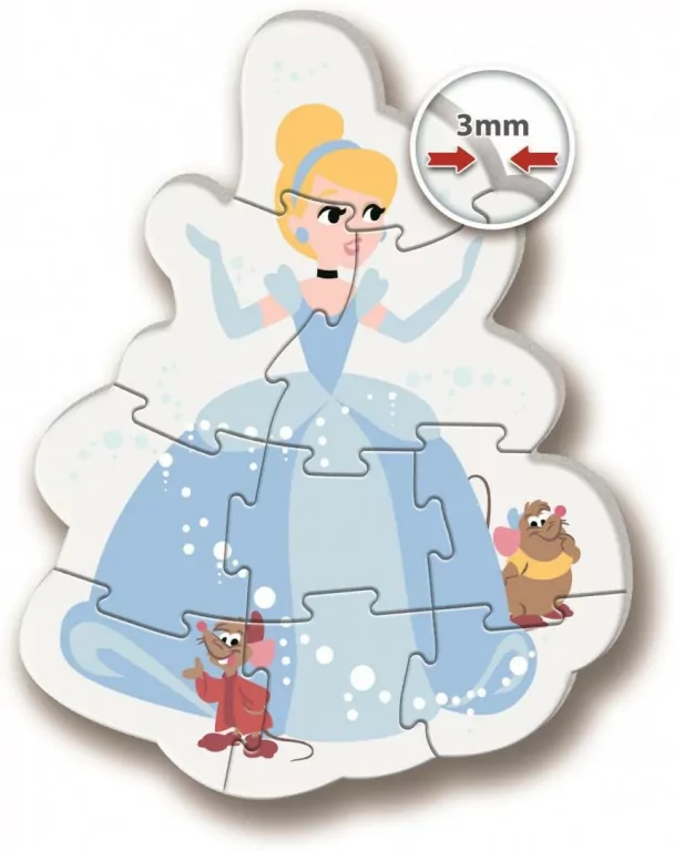 Clementoni. Moje pierwsze puzzle. Disney Princess. Księżniczki - tantis.pl