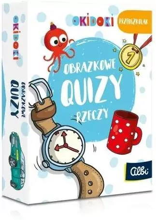 Obrazkowe quizy. Rzeczy 3+ OKIDOKI - tantis.pl
