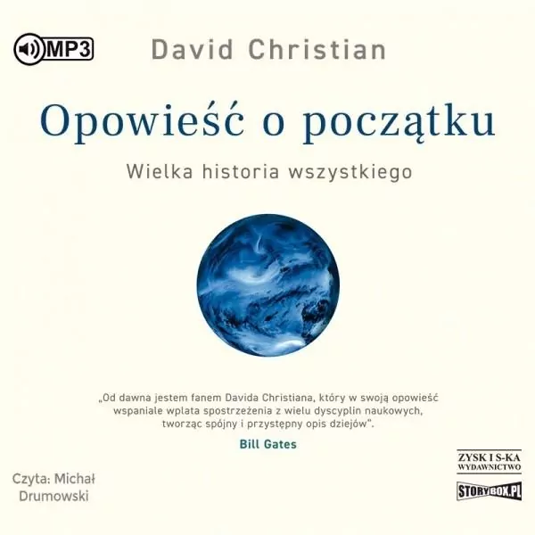 CD MP3 Opowieść o początku. Wielka historia wszystkiego. Audiobook - tantis.pl