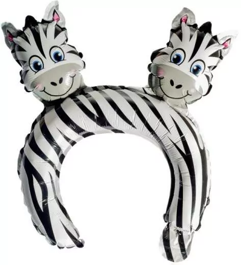 Balon foliowy z nadrukiem zebry - tantis.pl