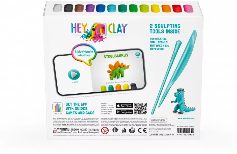 Hey Clay. Zestaw Dinozaury - tantis.pl