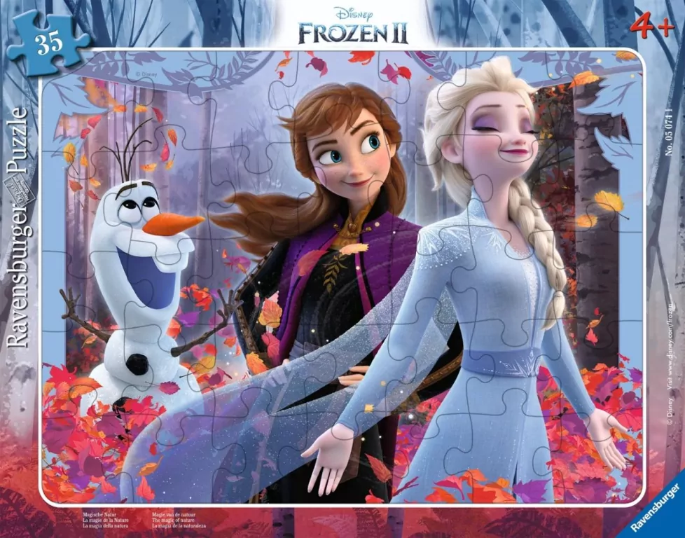 Puzzle 40 Disney Frozen II Frame - tantis.pl