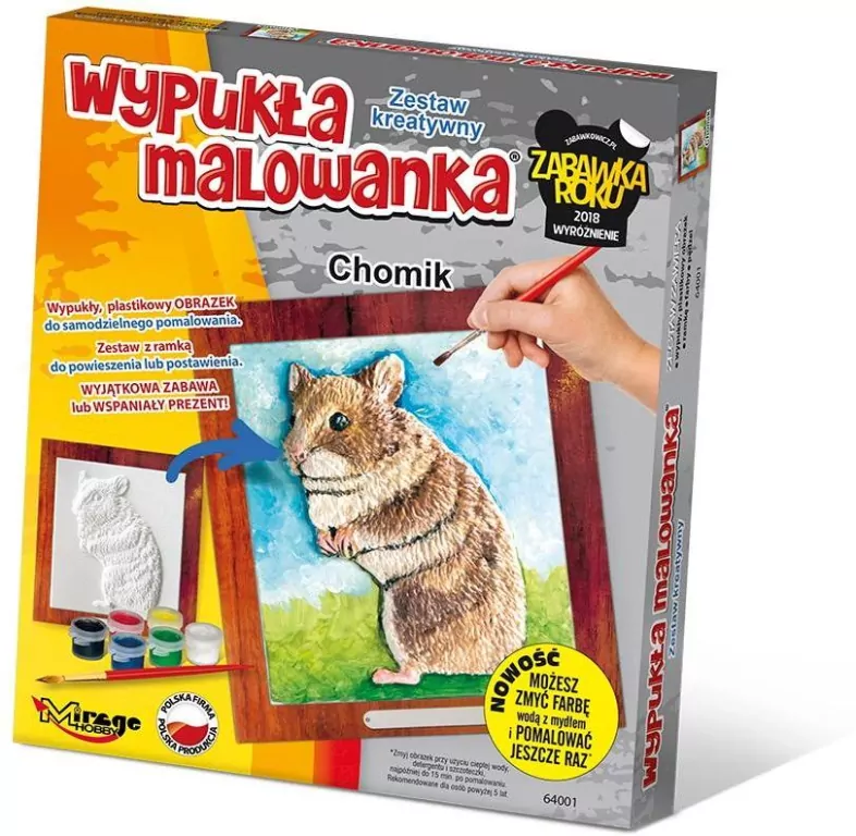 Zestaw Kreatywny do malowania. Chomik - tantis.pl
