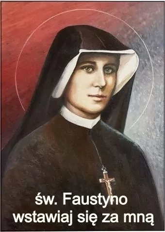 Magnes na lodówkę - Św. Faustyna - tantis.pl