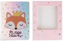 Notes holograficzny lisek 19x13,5cm