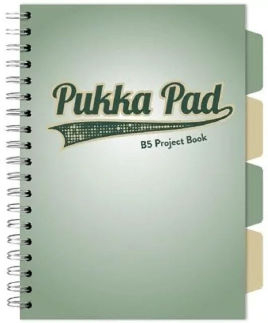 Kołozeszyt Pukka Pad B5 Project Book Sage zielony - tantis.pl