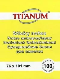 Notesy samoprzylepne Titanum 76x101 mm - tantis.pl