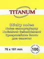 Notesy samoprzylepne Titanum 76x101 mm - tantis.pl