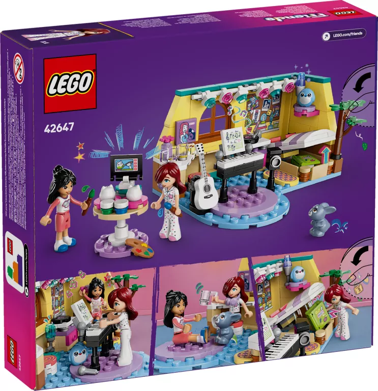 LEGO® Friends. Pokój Paisley 42647 - tantis.pl
