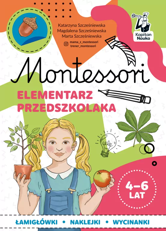 Kapitan Nauka Montessori Elementarz przedszkolaka - tantis.pl