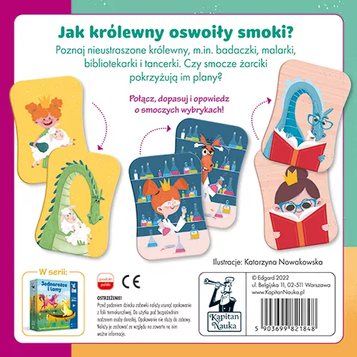 Królewny i smoki. Gra memo. Kapitan Nauka - tantis.pl