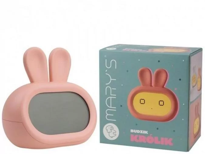 Budzik królik różowy - tantis.pl