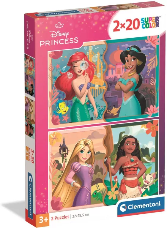 Puzzle 2x20 Super Kolor Princess - tantis.pl