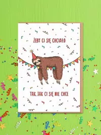 Karnet Urodziny - żeby Ci się chciało.. - tantis.pl