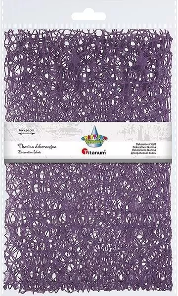 Tkanina dekoracyjna fioletowa 60x50cm - tantis.pl