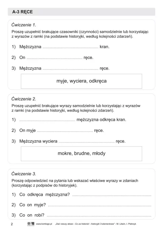 Co za historia! 3 elementowe. Dać rzeczy słowo. Zeszyt ćwiczeń - tantis.pl