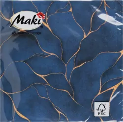 SERWETKA PAP 3W 330X330 MARMUR GRA PM OP