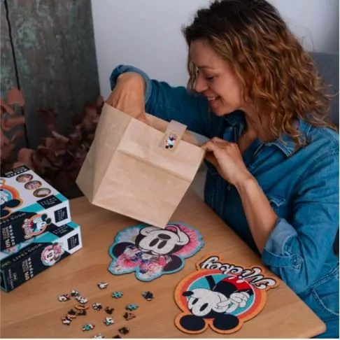 Trefl. Puzzle drewniane.  Stylowa Myszka Minnie, 160 elementów - tantis.pl