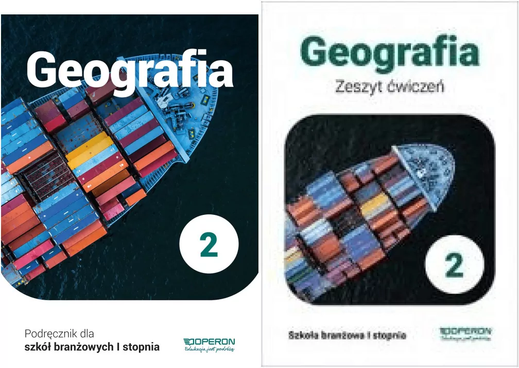 Pakiet: Geografia 2. Podręcznik / Zeszyt ćwiczeń dla szkół branżowych I stopnia - tantis.pl