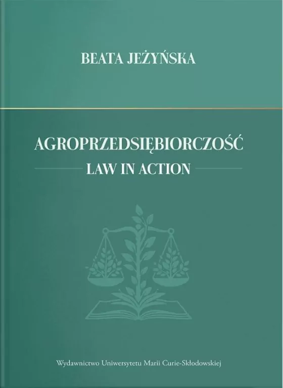 Agroprzedsiębiorczość. Law in Action - tantis.pl